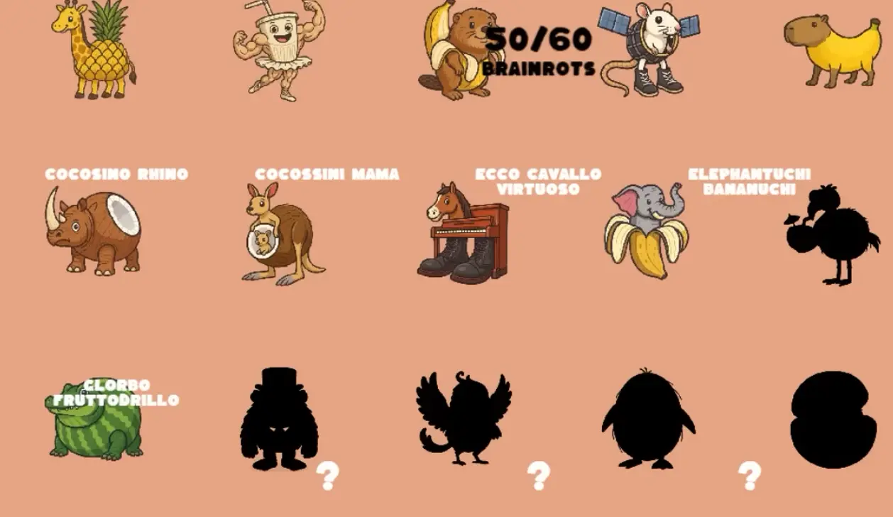 Brainrot Craft gameplay showing element fusion mechanics