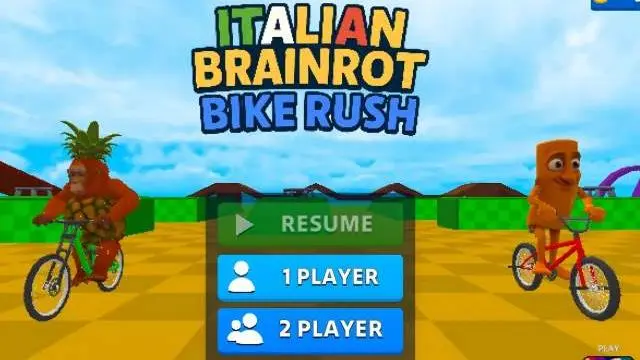 Italian Brainrot Bike Rush