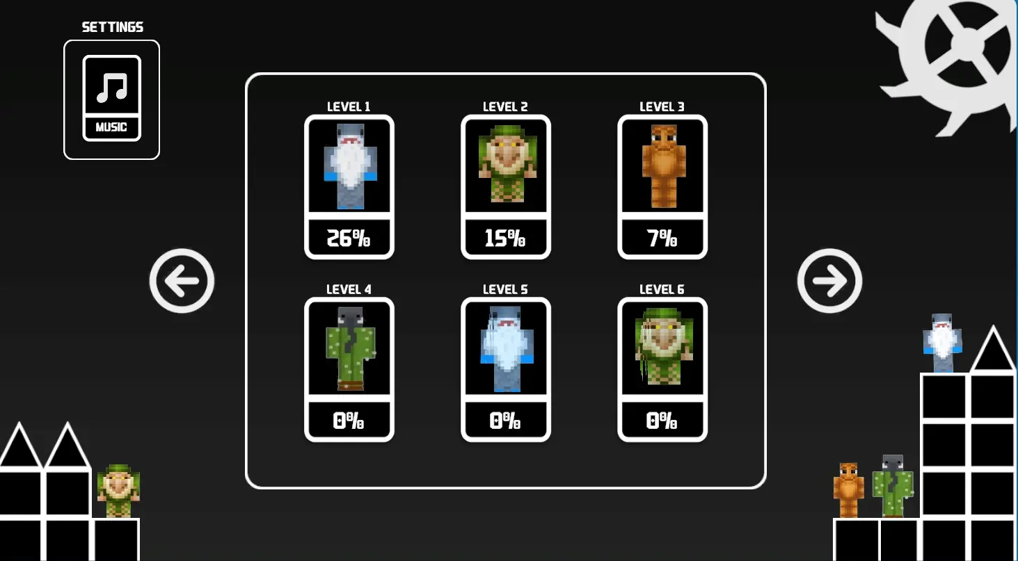 Italian Brainrot in Geometry Dash Obstacle Course with Viral Meme Characters