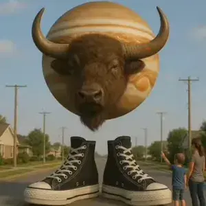 Il Bisonte Giuppitere Giuppitercito - A mystical bison character with divine associations from Italian Brainrot Merge Fellas