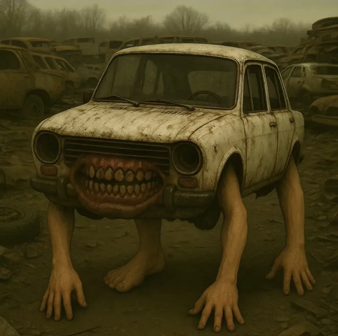 Opo Wae Tak Tabrak - A character with Indonesian language elements from Italian Brainrot Merge Fellas