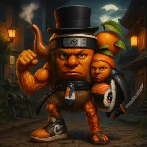 Udin Din Din Din Din Din Din Dun Matteoooo Ta Ta Ta Ta Ta Ta Ta Ta Ta Garamararamararaman Sigma Cappuccino Sahur - An ultimate fusion character combining multiple Italian Brainrot memes from Merge Fellas