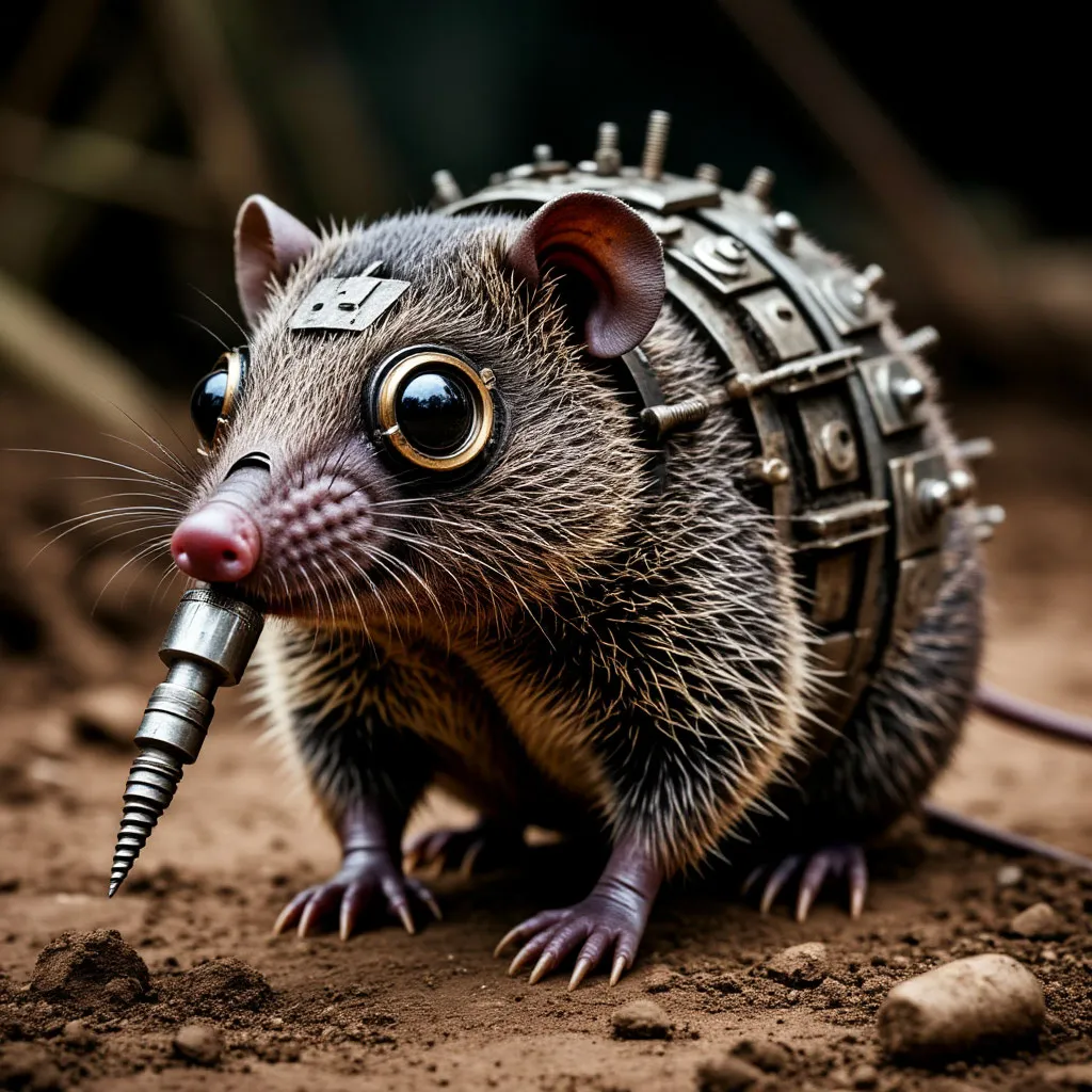 Talpa di Ferro - An iron mole character from Italian Brainrot Merge Fellas