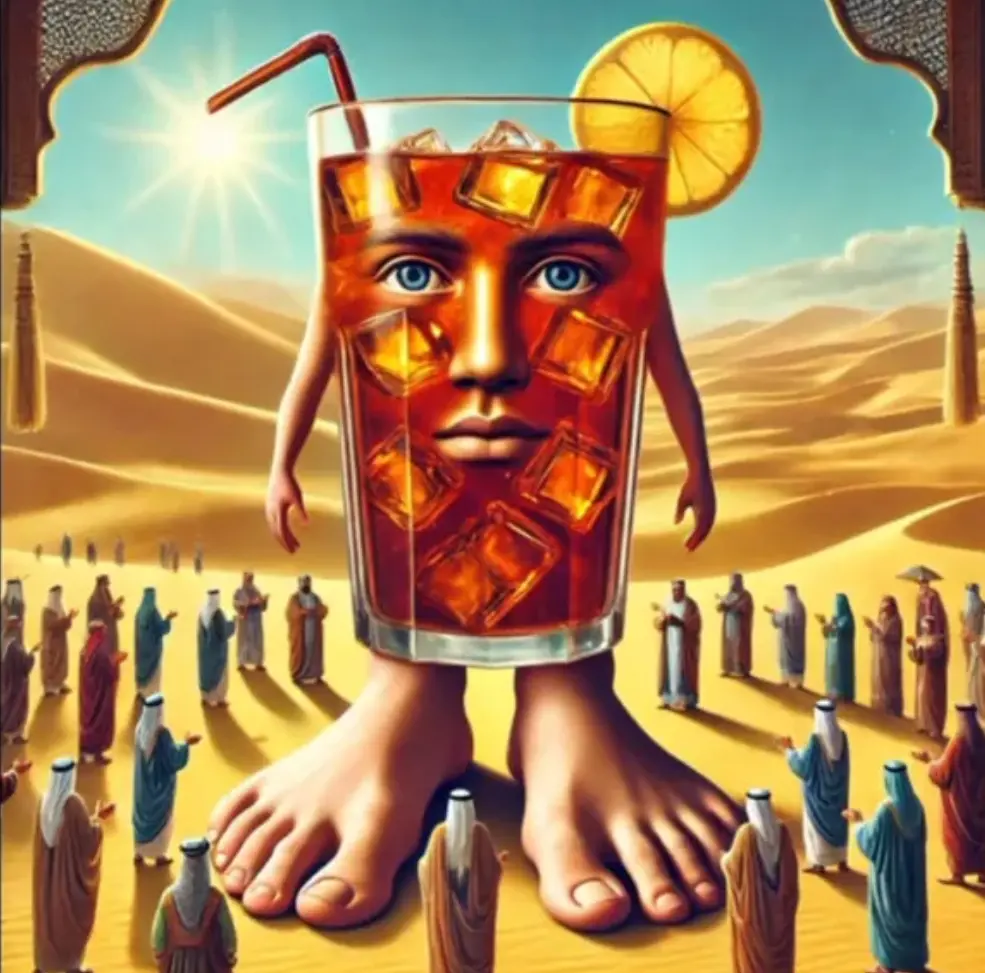 Brr Es Teh Patipum - A cold character with tea and sound effects from Italian Brainrot Merge Fellas