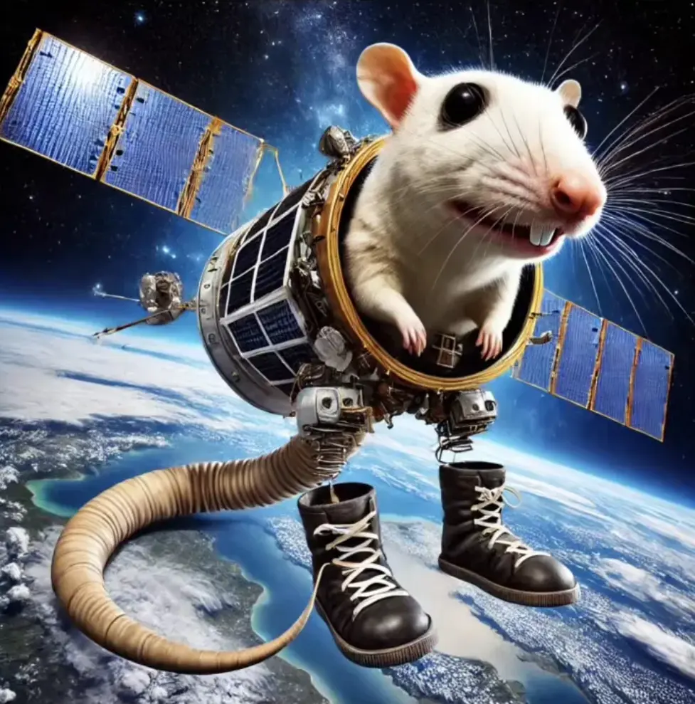 Cacasito Satelito - A satellite character from Italian Brainrot Merge Fellas