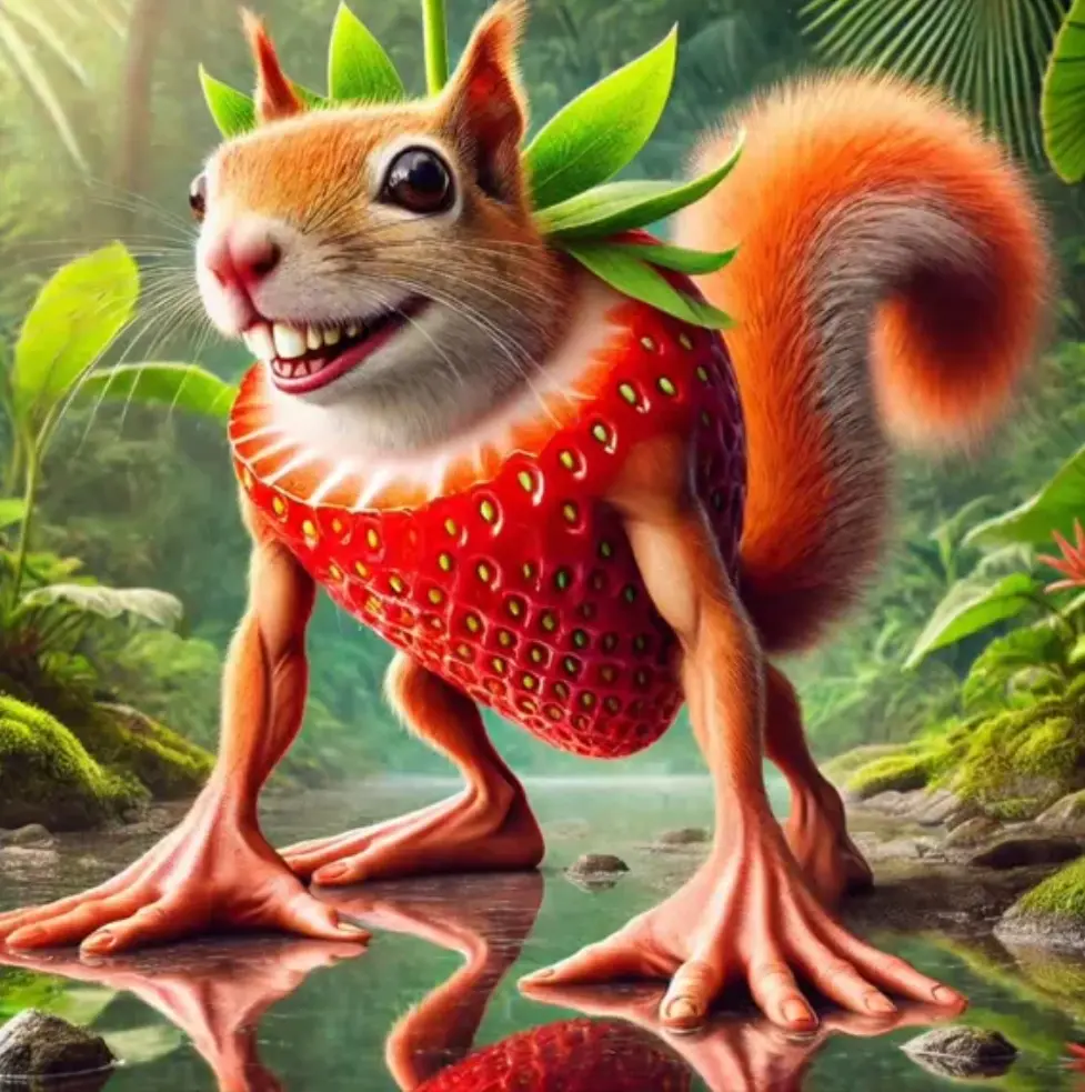 Pipi Strawberry - A strawberry-themed character from Italian Brainrot Merge Fellas