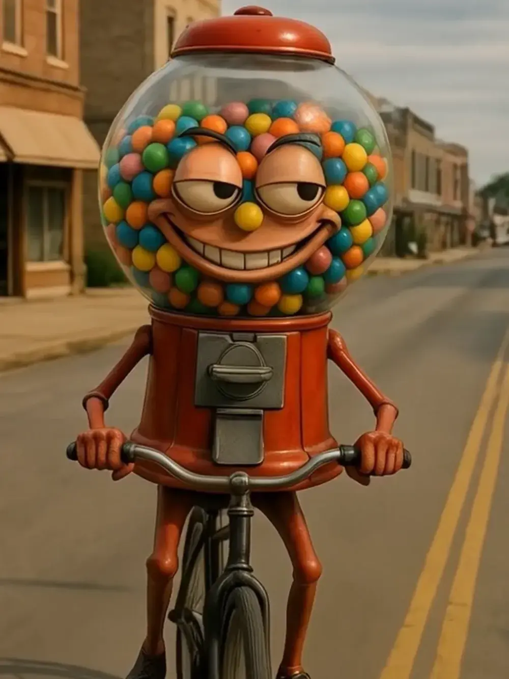 Chicleteira Bicicleteira - A gum-bicycle hybrid character from Italian Brainrot Merge Fellas