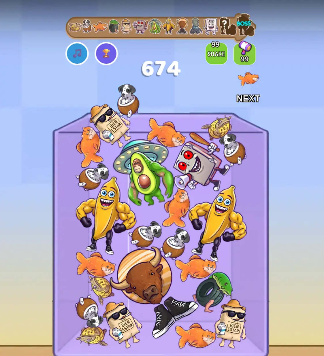 Merge Fellas Italian Brainrot 10 gameplay showing new character designs and merge mechanics