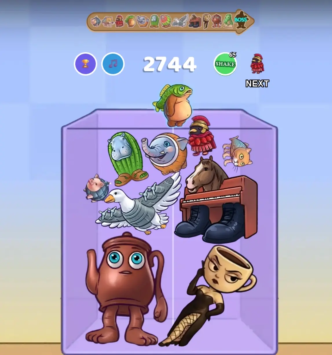 Espressona Signora on the Merge Fellas Italian Brainrot III Gameplay Screen