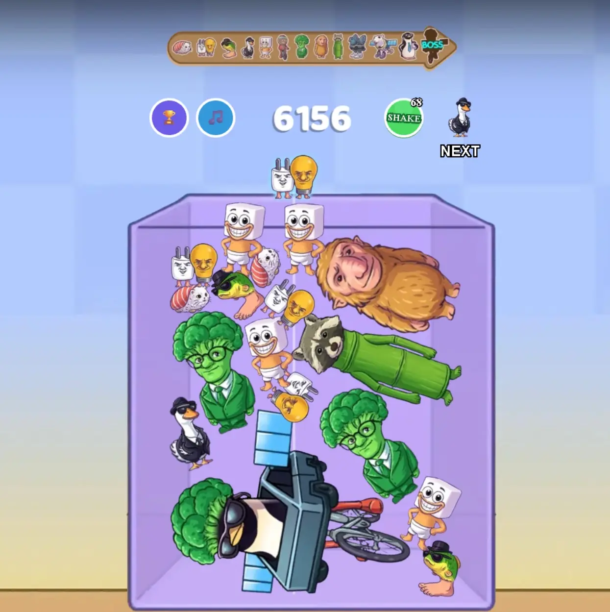 Ad-free Merge Fellas gameplay with complete collection access