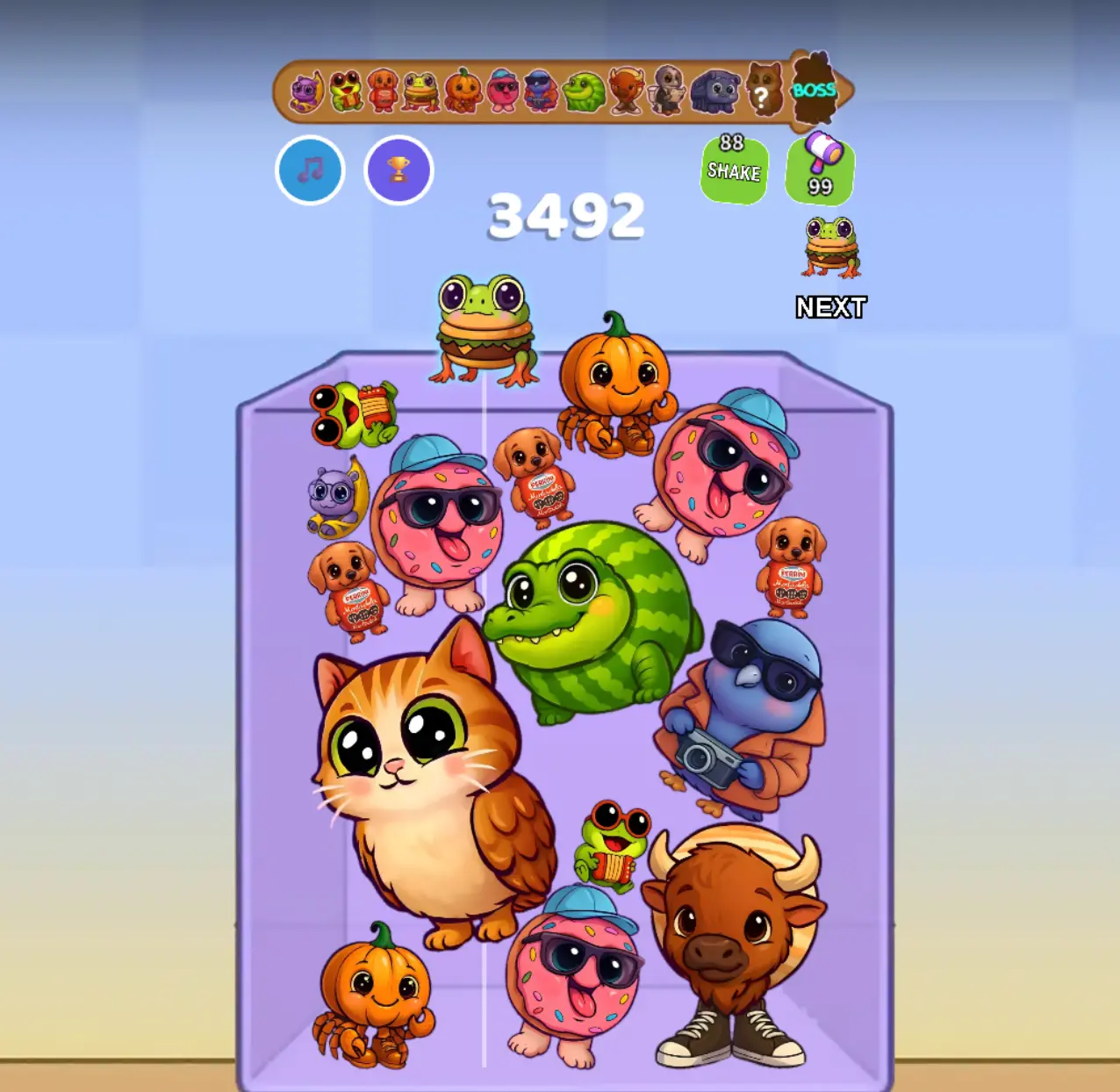 Merge Fellas Baby Brainrot 3 gameplay showcasing viral meme characters in kawaii style