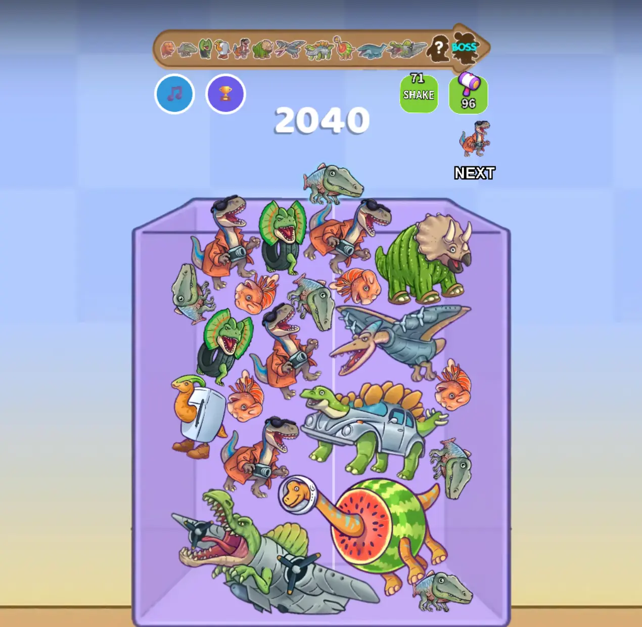 Complete dinosaur evolution chain showing prehistoric species progression from small to large creatures