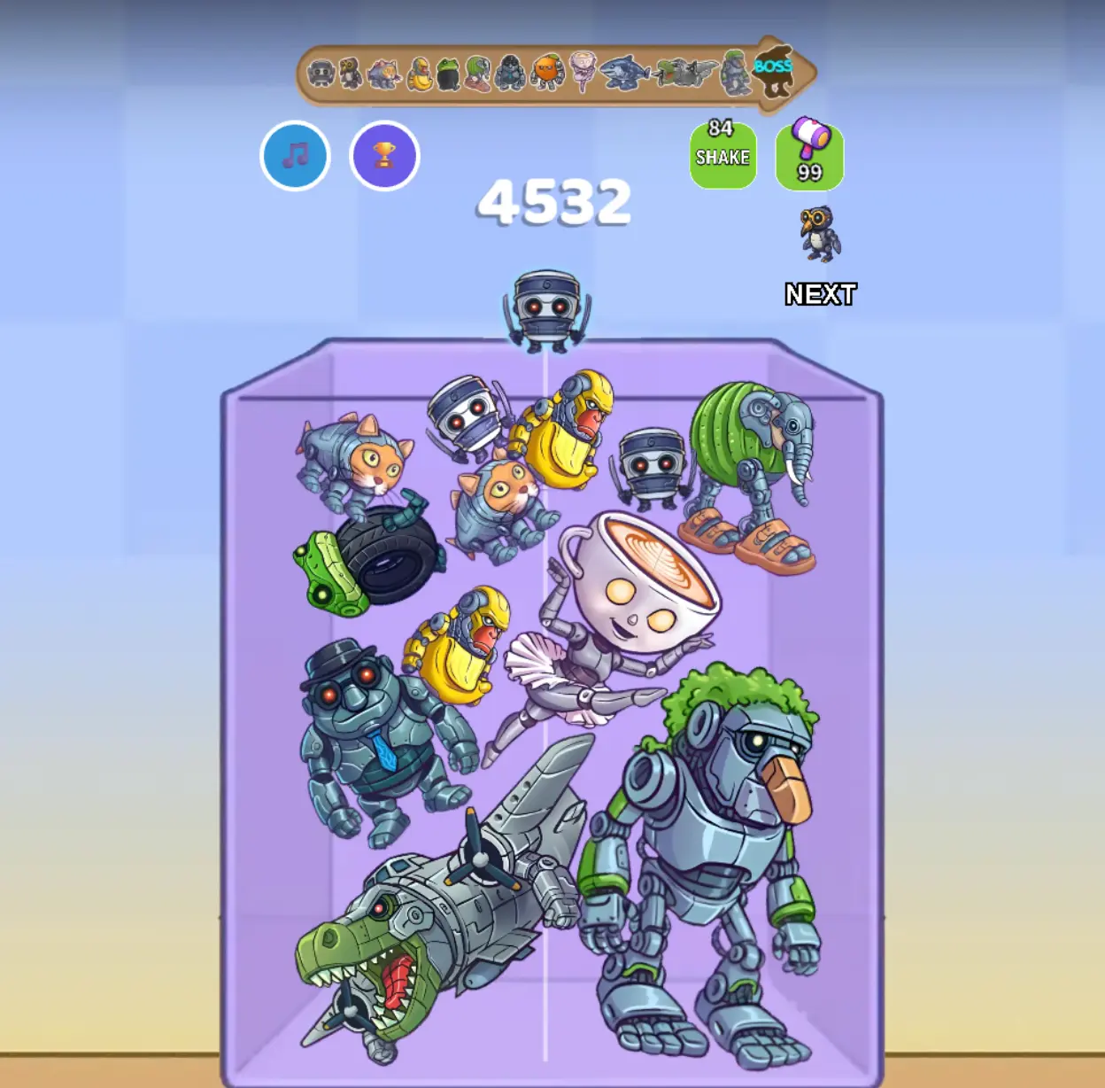 Interference-free robotic gameplay with complete cybernetic collection access