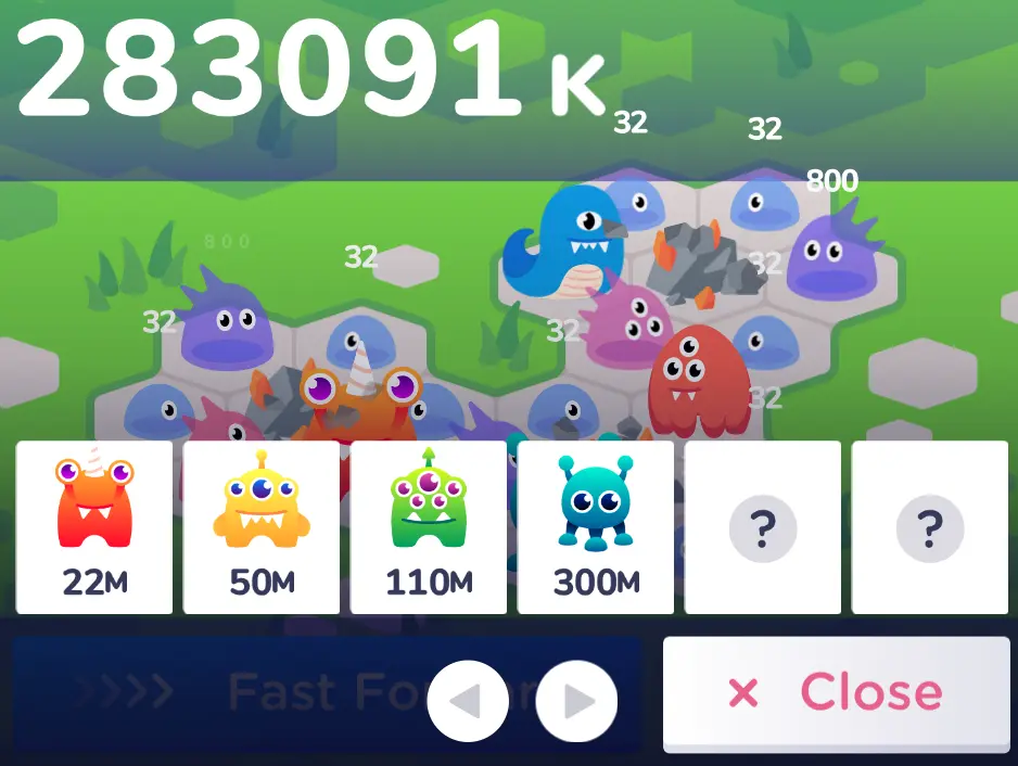 Merge Monster Miners gameplay demonstration showing merge mechanics and mining progression